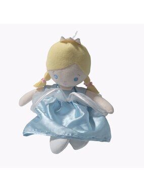 Baby Ganz Sweet & Simple Princess Doll 12 inch Plush Blue Dress Stuffed Animal
